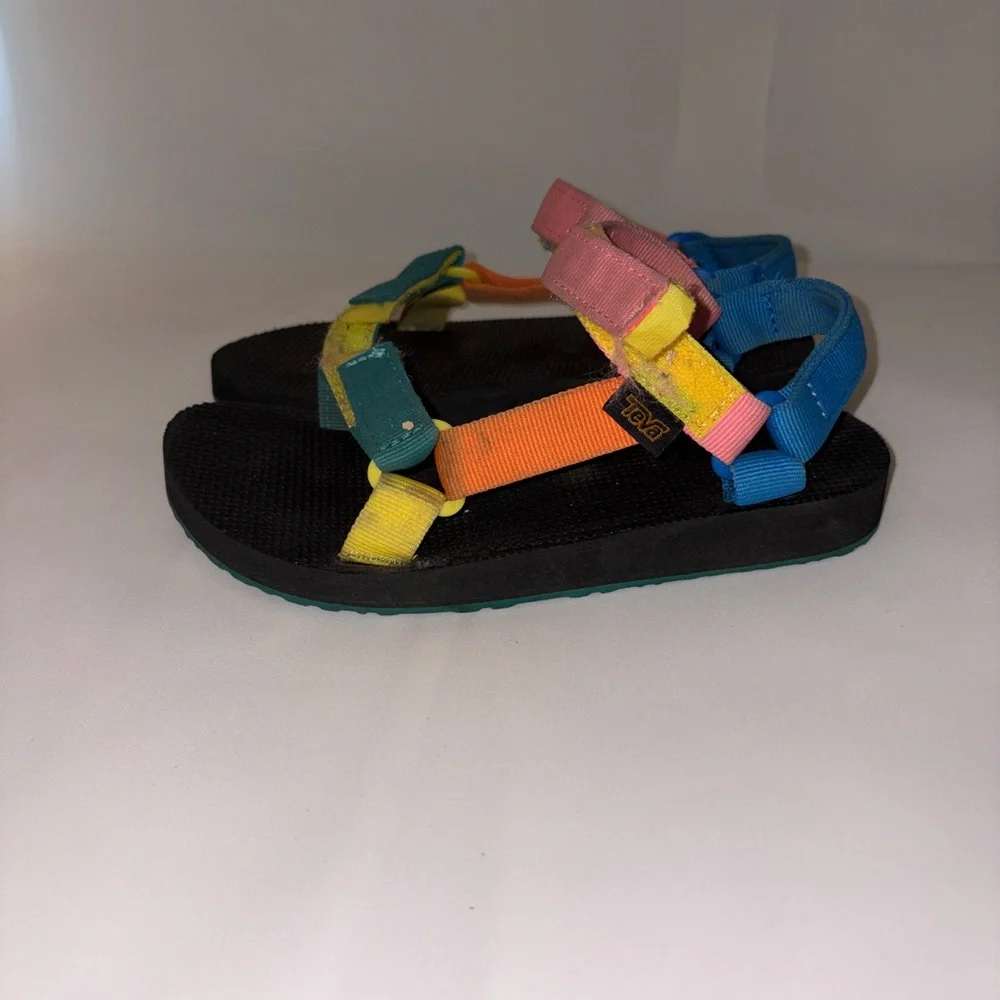 Teva Kids‎ Original Universal Multi-Color Strap Sandals 90s Multi Size 3